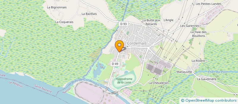 localisation de l'entreprise HARAS DE CORDEMAIS  CORDEMAIS