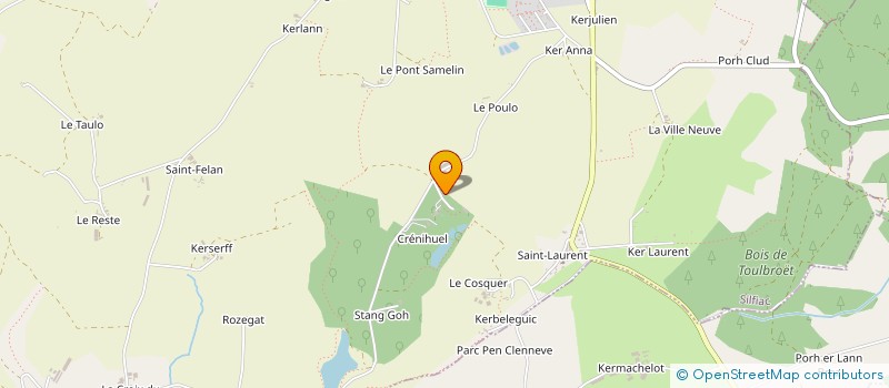 localisation de l'entreprise HARAS DE CRENIHUEL  SILFIAC