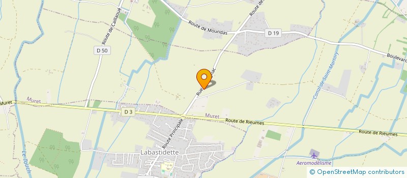 localisation de l'entreprise HARAS DE CUILLERET à MURET