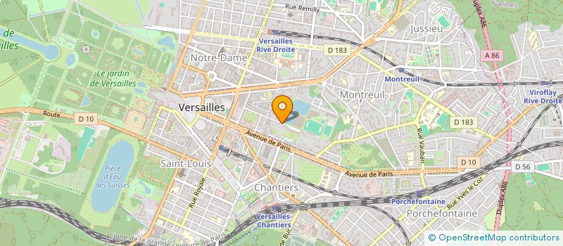 localisation de l'entreprise HARAS DE DIVONA à VERSAILLES