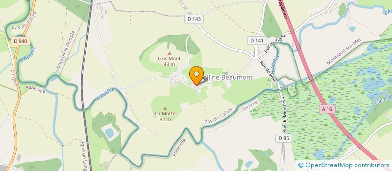 localisation de l'entreprise HARAS DE GALANT  COLLINE-BEAUMONT