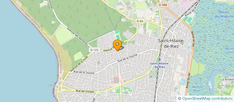 localisation de l'entreprise HARAS DE JADE à SAINT-HILAIRE-DE-RIEZ