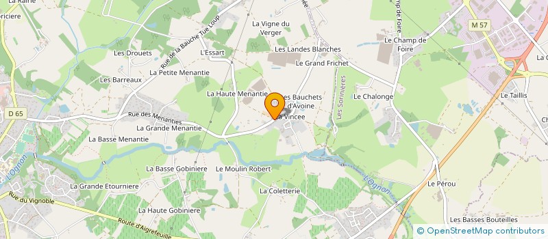 localisation de l'entreprise HARAS DE L'AUZANCE  LANDERONDE