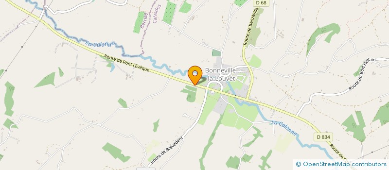 localisation de l'entreprise HARAS DE L'AVENUE à PIERREFITTE-EN-AUGE