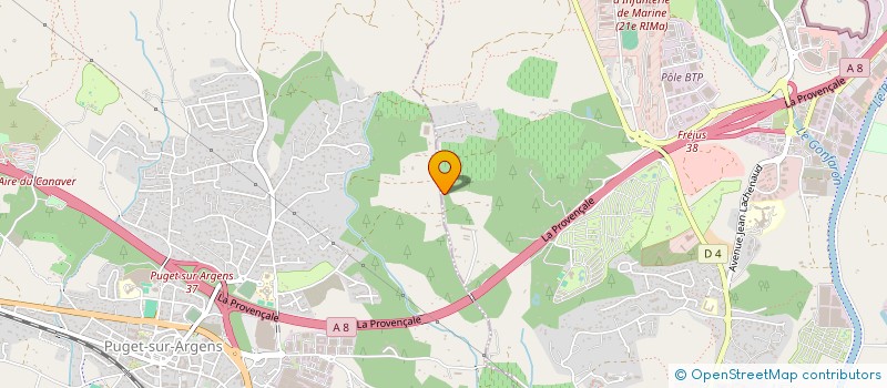 localisation de l'entreprise HARAS DE L'ESPINETTE à PUGET-SUR-ARGENS