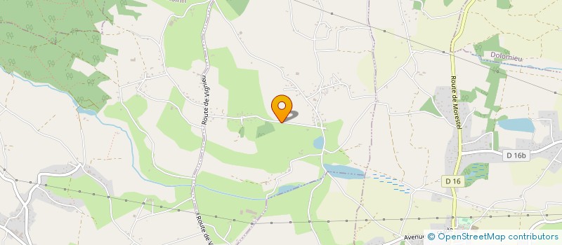 localisation de l'entreprise HARAS DE L ISERE  SAINT-JEAN-DE-SOUDAIN