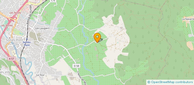 localisation de l'entreprise HARAS DE L'OLIVERAIE  SOLLIES-PONT