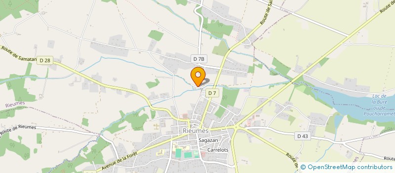 localisation de l'entreprise HARAS DE L'ORMETTE  RIEUMES