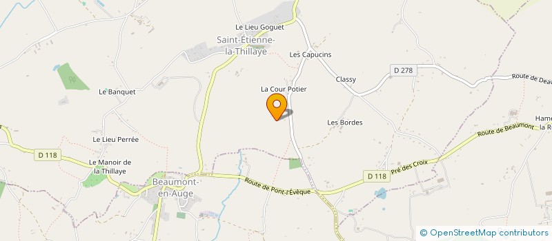 localisation de l'entreprise HARAS DE LA BOUTEILLERIE  TOURGEVILLE