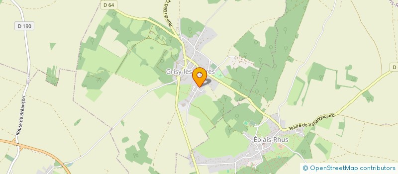 localisation de l'entreprise HARAS DE LA CHAPELLE  VALLANGOUJARD