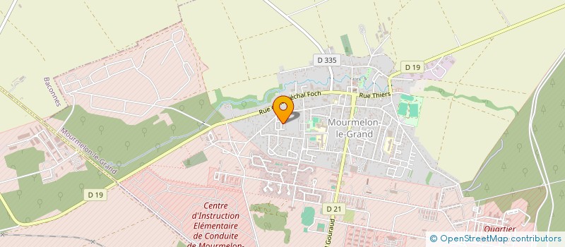 localisation de l'entreprise HARAS DE LA CHAPOTTE  MOURMELON-LE-GRAND