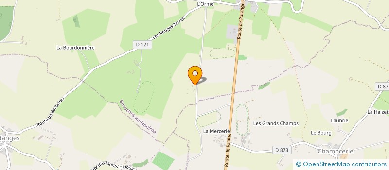 localisation de l'entreprise HARAS DE LA CUVINIERE à BAZOCHES-AU-HOULME