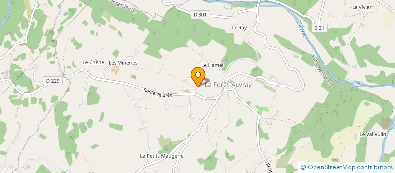 localisation de l'entreprise HARAS DE LA MERCERIE à PUTANGES-LE-LAC
