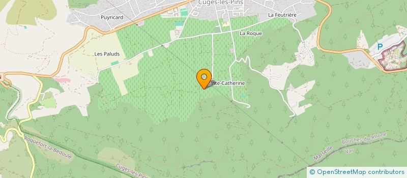 localisation de l'entreprise HARAS DE LA SORGES  CUGES-LES-PINS