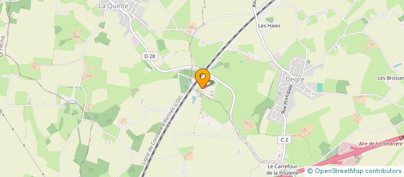 localisation de l'entreprise HARAS DE LA VALLEE DES HAFLINGER à DEGRE