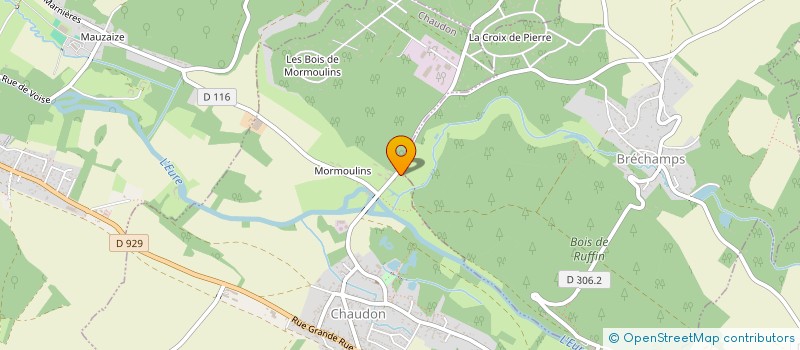localisation de l'entreprise HARAS DE MORMOULINS à CHAUDON