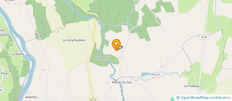 localisation de l'entreprise HARAS DE NOBY  PERSAC