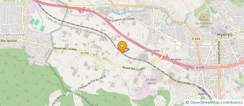 localisation de l'entreprise HARAS DE SAINT-JEAN à HYERES