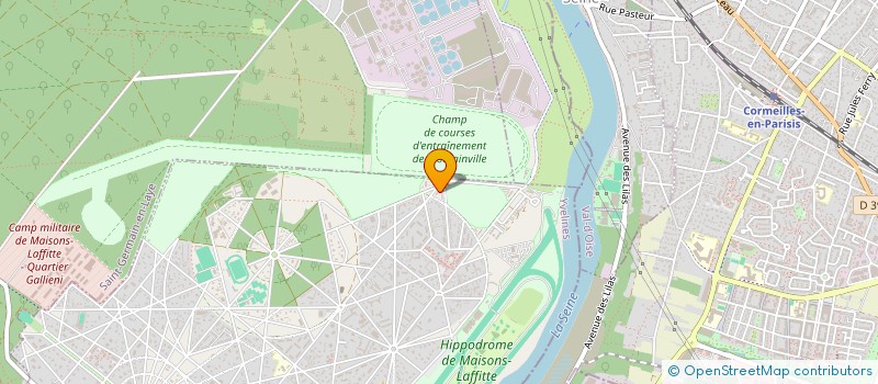 localisation de l'entreprise HARAS DE SAINT MARTIN DU CHENE à MAISONS-LAFFITTE
