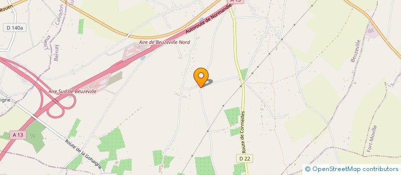 localisation de l'entreprise HARAS DE SAINT ROCH  BEUZEVILLE