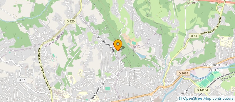 localisation de l'entreprise HARAS DE SIROGNE  USSAC