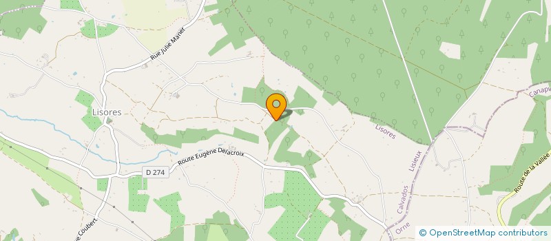 localisation de l'entreprise HARAS DE SON ALTESSE L'AGA KHAN à MEZIDON VALLEE D'AUGE