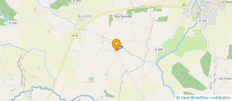 localisation de l'entreprise HARAS DE SOU à BURSARD