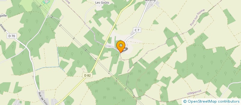 localisation de l'entreprise HARAS DE VAUGOURET  SAINT-SEROTIN