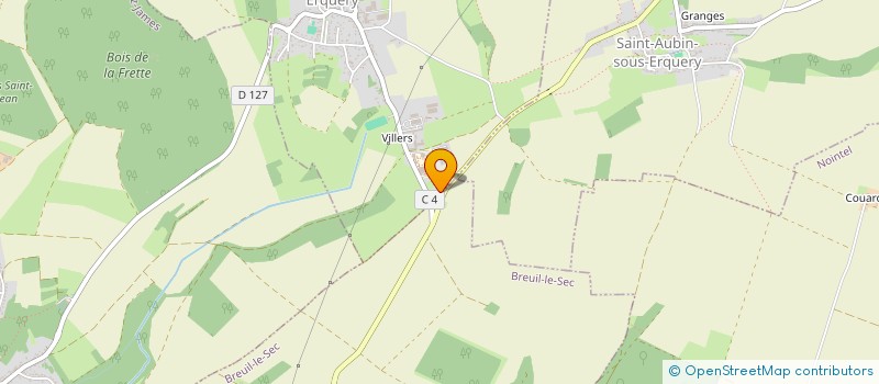 localisation de l'entreprise HARAS DE VILLERS  ERQUERY