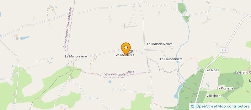 localisation de l'entreprise HARAS DES AMIS à CHATEAU-GONTIER-SUR-MAYENNE