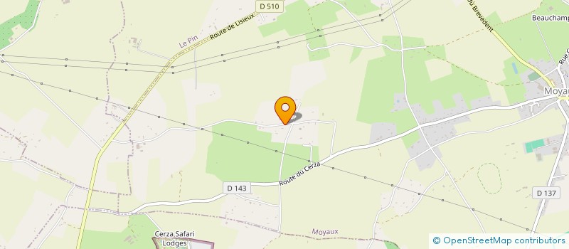 localisation de l'entreprise HARAS DES BERTHES  MOYAUX