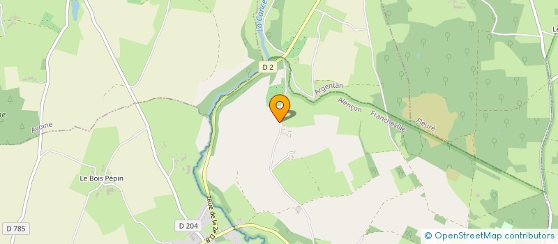 localisation de l'entreprise HARAS DES COUDRAIES à FRANCHEVILLE