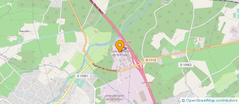 localisation de l'entreprise HARAS DES GRAVES à SAINT MEDARD D EYRANS