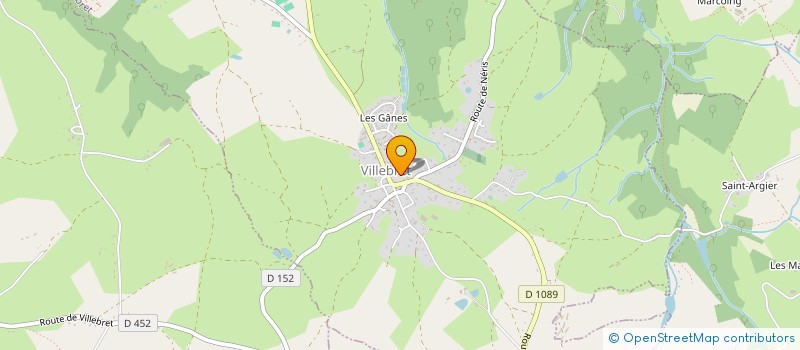 localisation de l'entreprise HARAS DES HIRONDELLES  SAINT-GENEST