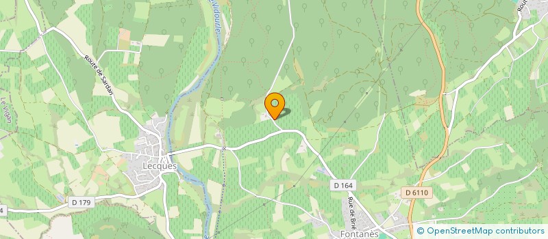 localisation de l'entreprise HARAS DES IDYLLES  FONTANES