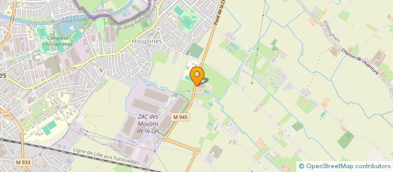 localisation de l'entreprise HARAS DES LILAS BLANCS - LE VAL D'ARION  HOUPLINES