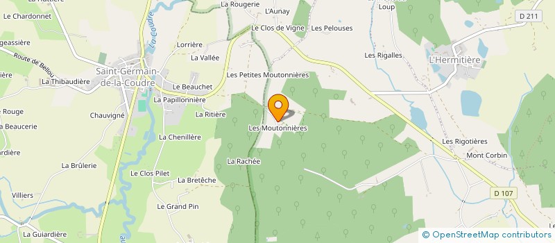 localisation de l'entreprise HARAS DES MOUTONNIERES à VAL-AU-PERCHE