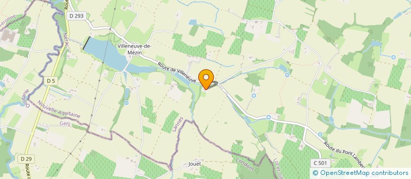 localisation de l'entreprise HARAS DU BAYLAN  LANNES