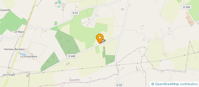 localisation de l'entreprise HARAS DU BOIS DE BRETEL à COUVAINS