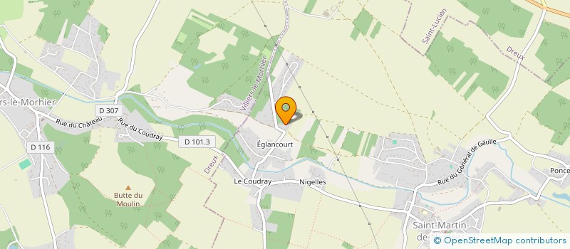 localisation de l'entreprise HARAS DU CHATILLON à SAINT-MARTIN-DE-NIGELLES