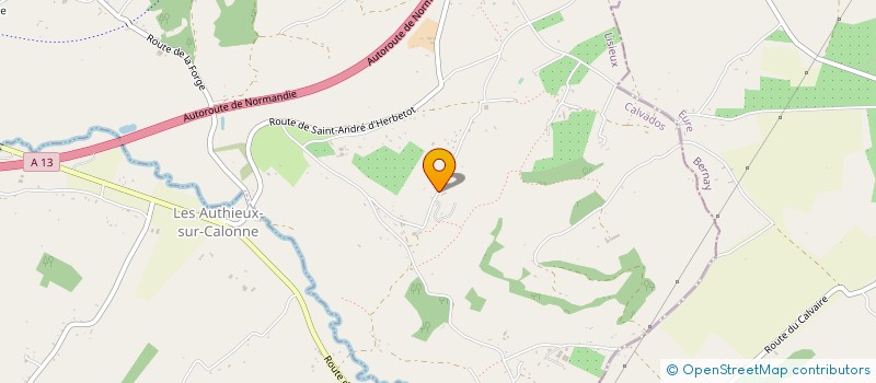 localisation de l'entreprise HARAS DU DOMADOR à SAINT ANDRE D'HEBERTOT