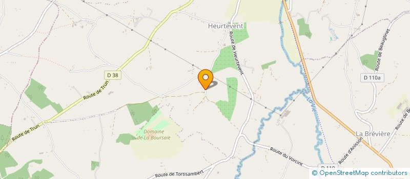 localisation de l'entreprise HARAS DU LEVANT à MEZIDON VALLEE D'AUGE