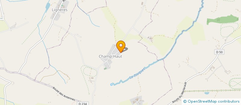 localisation de l'entreprise HARAS DU MAUPAS à CHAMP-HAUT