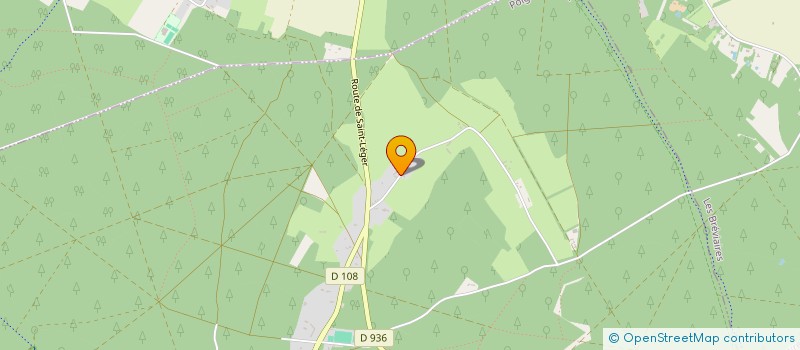 localisation de l'entreprise HARAS DU PETIT PARIS à POIGNY-LA-FORET