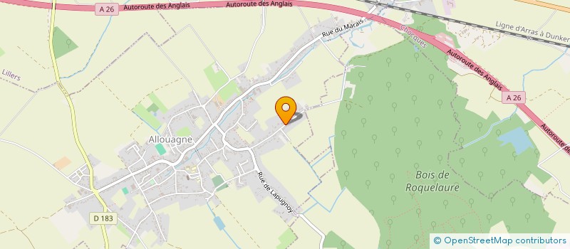 localisation de l'entreprise HARAS DU RIO  ALLOUAGNE