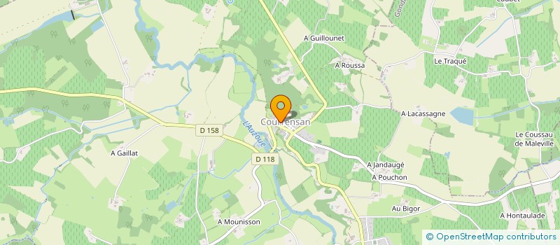 localisation de l'entreprise HARAS DU SAUBOUAS  LAGRAULET-DU-GERS