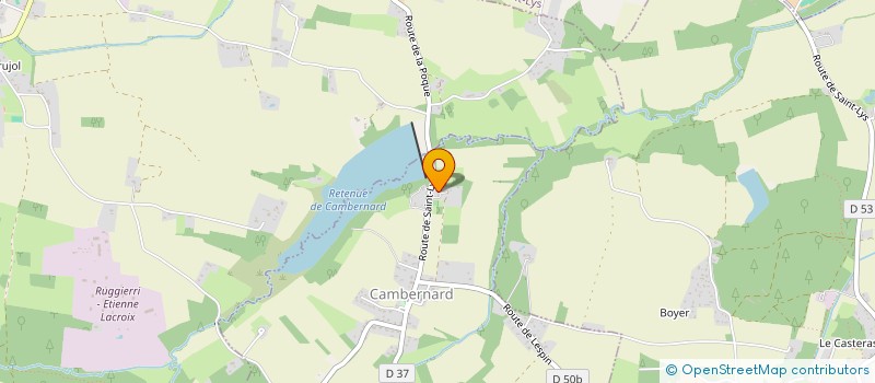 localisation de l'entreprise HARAS DU TRIOMPHE  CAMBERNARD