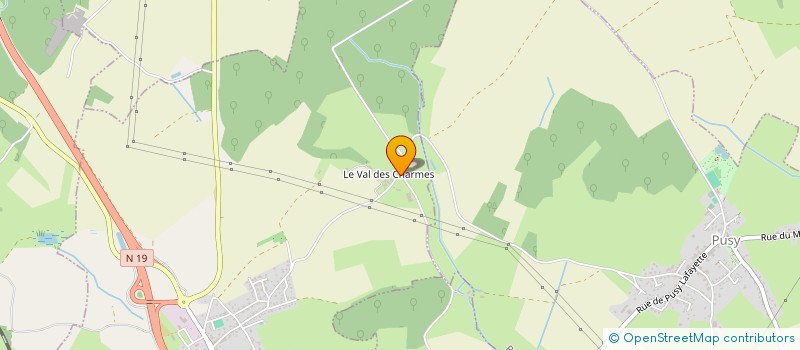 localisation de l'entreprise HARAS DU VAL DES CHARMES  CHARMOILLE