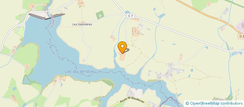localisation de l'entreprise HARAS DU VERDON  MAULEVRIER