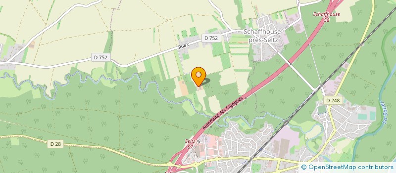 localisation de l'entreprise HARAS DU VIEUX MOULIN  SCHAFFHOUSE-PRES-SELTZ